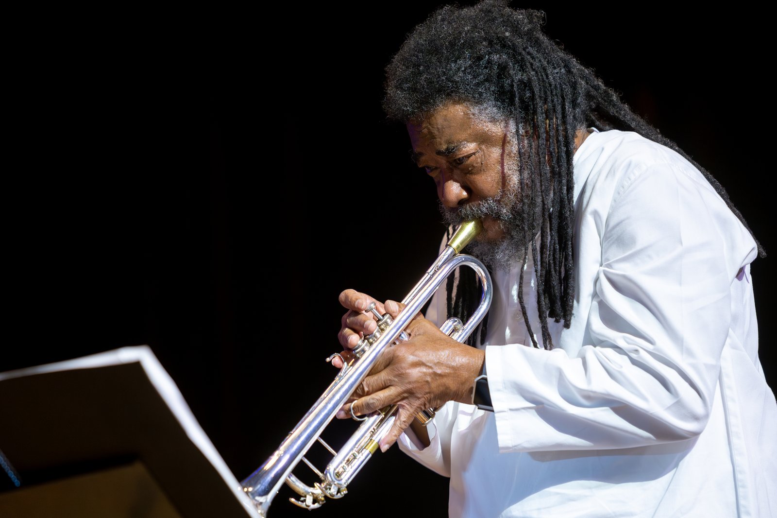 Foto: Wadada Leo Smith – aufgenommen von Peter Purgar